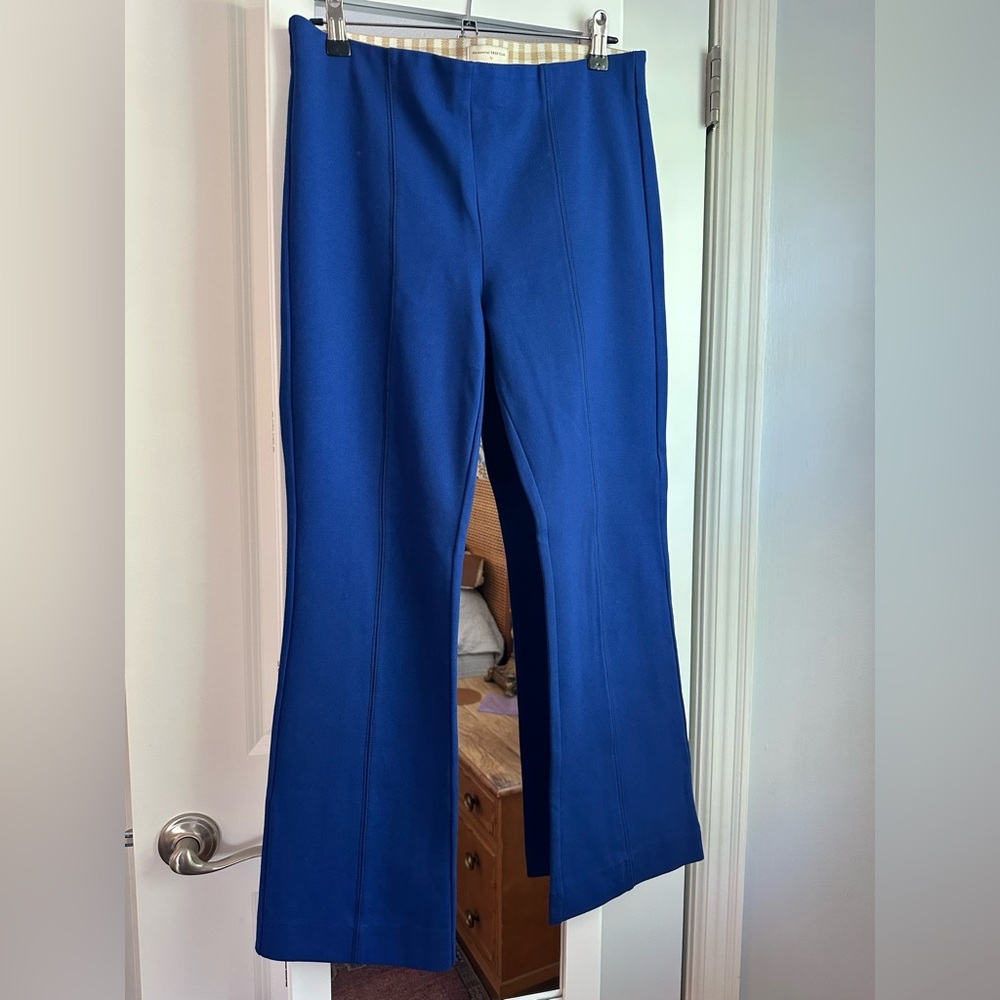 Anthropologie Royal Blue Boot-Cut Pants - Picture 4 of 9